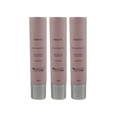 30ml35ml40ml45ml50ml soft plastic tubes squeeze cosmetic empty eyecream frosted colored pink tube custom packaging with