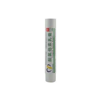 white empty oval skincare tube plastic squeeze tube custom cosmetic BB cream liquid packaging containers with cover