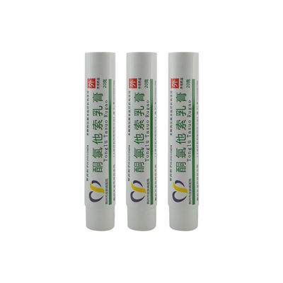 white empty oval skincare tube plastic squeeze tube custom cosmetic BB cream liquid packaging containers with cover