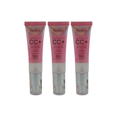 Customized White Empty Plastic Tube BB Cream Skin Care Face Cream Lotion Cosmetic Squeeze Tube Packaging