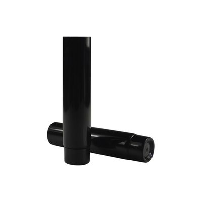 Custom Printed LOGO Empty Tube Cosmetic Black White Skin Care Oil Lotion Matte Transparent Plastic Tube 60ml80ml100ml120