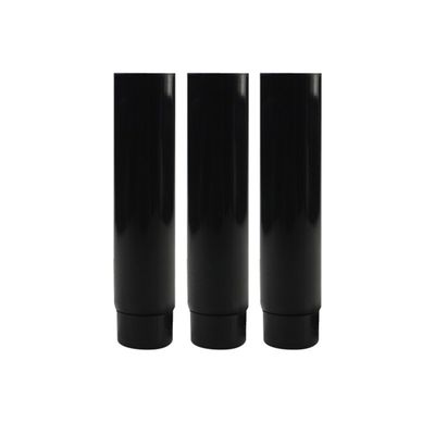 Custom Printed LOGO Empty Tube Cosmetic Black White Skin Care Oil Lotion Matte Transparent Plastic Tube 60ml80ml100ml120