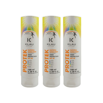 custom cosmetic packaging tube plastic empty recyclable eco friendly skin care lotion shampoo Sunscreen face cream  tube