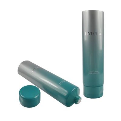 custom plastic tubes squeeze wholesale pe cosmetic concealer sunscreen lotion bb cream oval tube packaging
