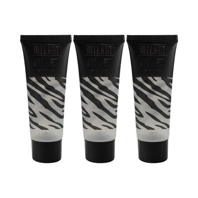Black glossy squeeze for cosmetic packaging tubes 60ml80ml100ml120ml160ml180ml200ml facial cleanser skin care  PE plasti