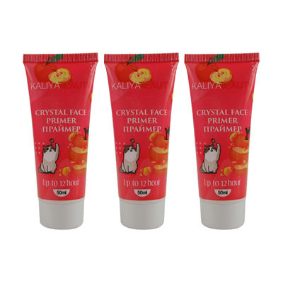 30ml50ml factory custom facial cleanser PE plastic tube container cosmetic soft empty tube packaging black tube