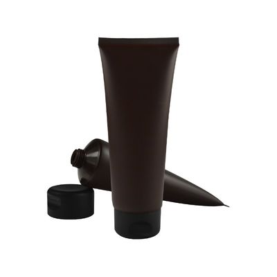 Cosmetic Packaging Tubes Sample Face Wash Lotion Tube Manufacturer squeeze pe Plastic black Tube 30g40g60g80g100g120g