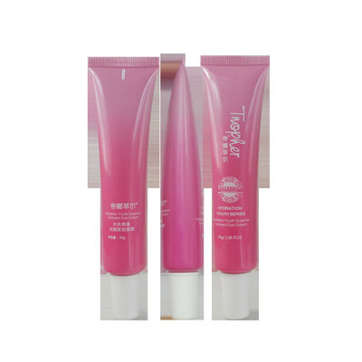 Customized PE tube lotion massage aloe cleanser empty packaging container cosmetics extrusion laminated plastic tube