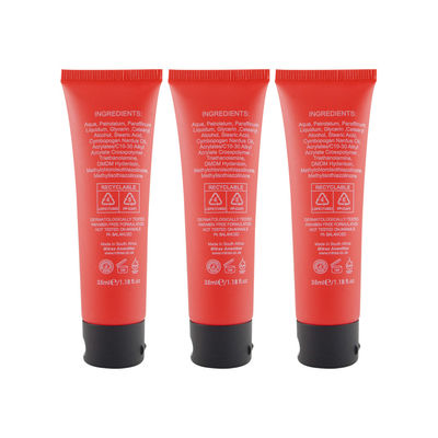 Customized Printing LOGO Plastic Empty Tube Cosmetic Packaging Skin Care Sunscreen Lotion Cream Laminated Tube