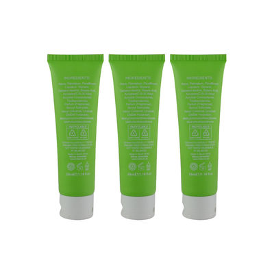 Factory customized extrusion wholesale PE cosmetics concealer sunscreen bb cream lotion tube elliptical plastic tube pac
