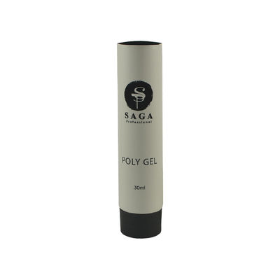50 100 ml cosmetic container hand cream packaging bamboo lid long cosmetic plastic tube