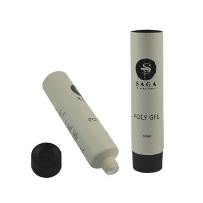 50 100 ml cosmetic container hand cream packaging bamboo lid long cosmetic plastic tube