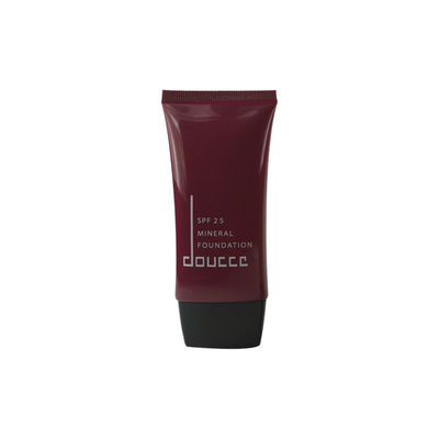 luxury custom black facial cleanser plastic packaging cream cosmetic tube for face wash