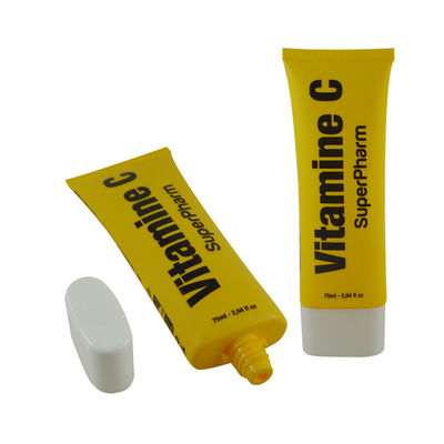 elegant design empty cream soft cosmetic tube with soft squeeze plastic cosmetic packaging tube