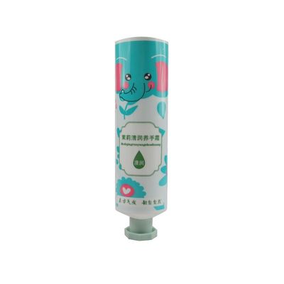 100% Recyclable Plastic-free Collapsible Tubes Cosmetics Conditioner Shampoo Tubes with screw flip top cap