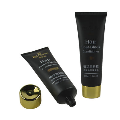 High Quality Custom eco-friendly cosmetic hair shampoo cream tubes squeeze plastic tube packaging with screw cap