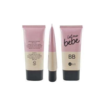 High quality custom PE plastic cosmetic container packaging soft tube for facial cleaner/lotion with flip lid