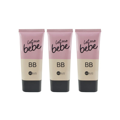 High quality custom PE plastic cosmetic container packaging soft tube for facial cleaner/lotion with flip lid