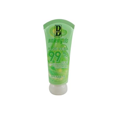Wholesale New style 2 in 1 make up Plastic tube with mirror flip lid for BB cream foundation