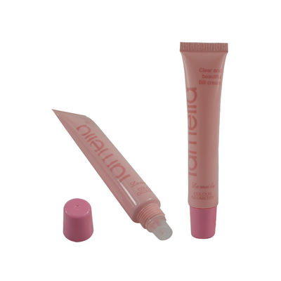 High quality custom PE plastic cosmetic container packaging soft tube for facial cleaner/lotion with flip lid