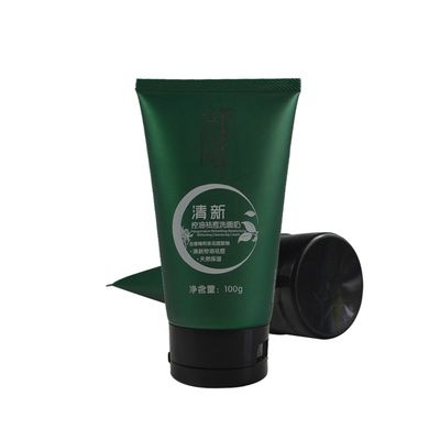 Hand cream colored flip top cap matte 2 layer 5 layer soft plastic cosmetics PE tube
