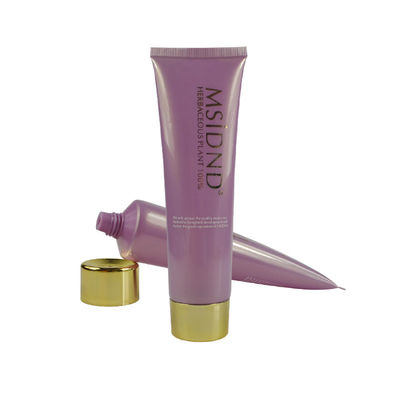 Hot Selling Empty Lip Color Tube Beauty Packaging Plastic Transparent Slender Tube Customized Lip Color Container Tube