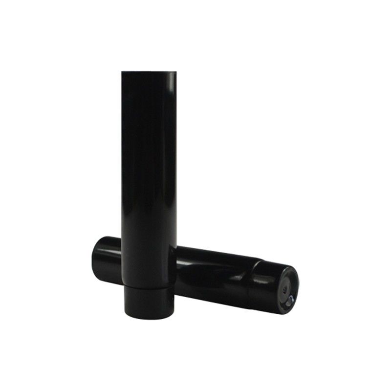 Custom Printed LOGO Empty Tube Cosmetic Black White Skin Care Oil Lotion Matte Transparent Plastic Tube 60ml80ml100ml120