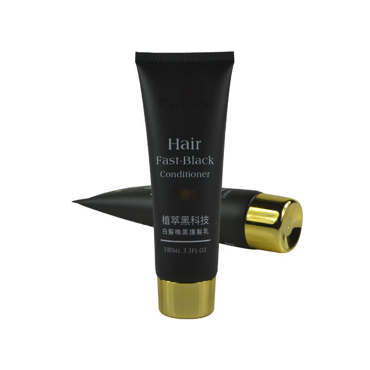 High Quality Custom eco-friendly cosmetic hair shampoo cream tubes squeeze plastic tube packaging with screw cap